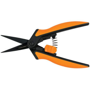 Fiskars Softouch Micro-Tip Pruning Snip, Non-Coated Blades