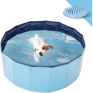 Love’s cabin Foldable Swimming Pool for Dogs Cats and Kids